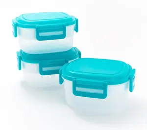 LocknLock Set of 3 Bento Box Containers w/ Ice Pack Insert LocknLock Set of 3 Bento Box Containers w/ Ice Pack Insert
