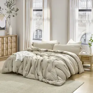 Summertime Thick - Coma Inducer Oversized Comforter Set - Island Taupe