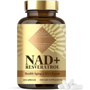 GGTJ NADH Supplement 2000mg, 120 Capsules NADH with Resveratrol, NMN Alternative Supports Cellular Energy, Anti-Aging & Metabolism, 60-Day Supply