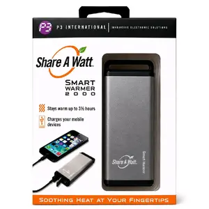 2-in-1 Rechargeable Hand Warmer, Portable Phone Charger for Winter Sports Skiing (Sports & Outdoor Hand Warmers)