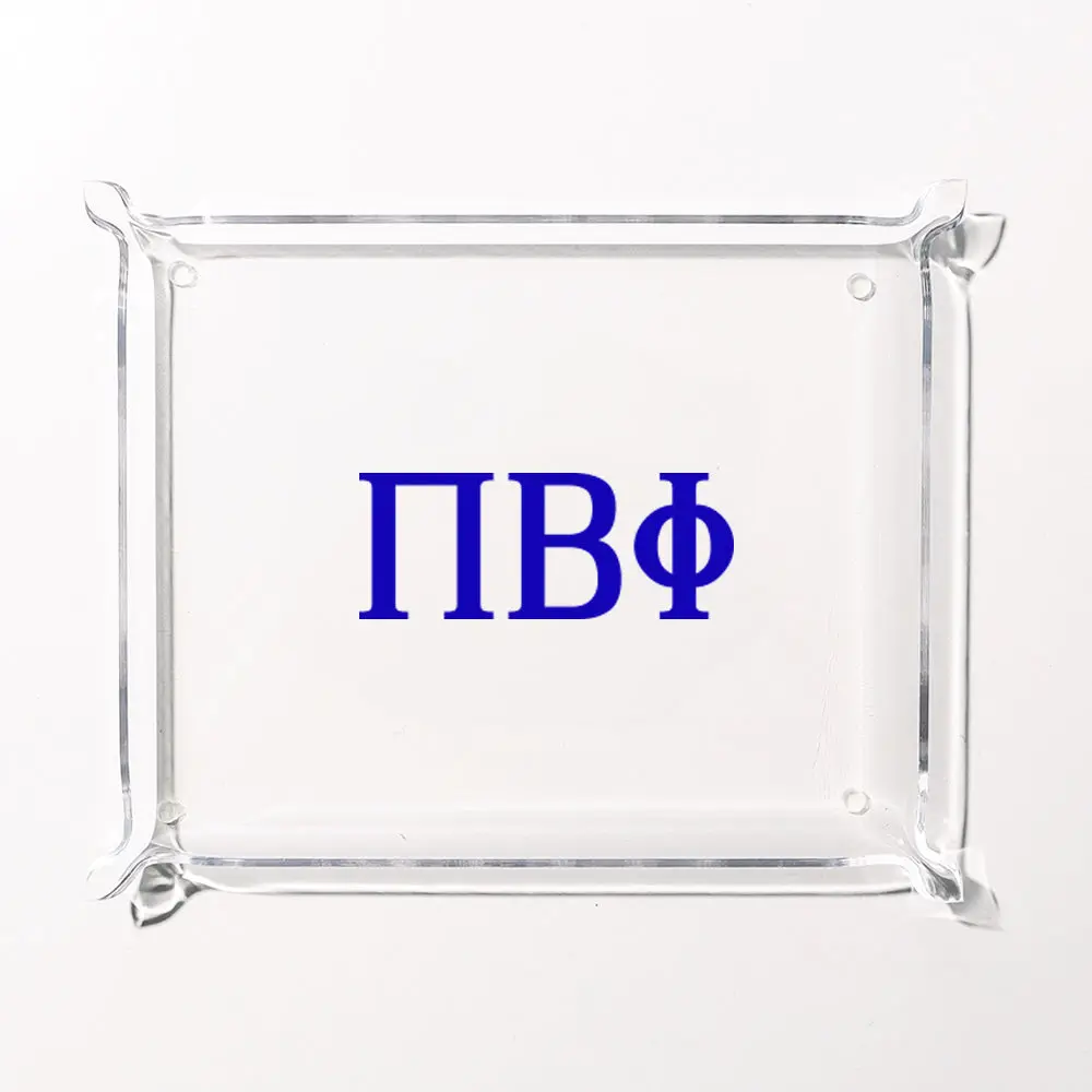 Pi Beta Phi Acrylic Tray | Clear