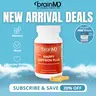 Happy Saffron Plus | BrainMD | 90 Capsules | Powerful 3 in 1 Mood & Stress Support | Memory & Focus Support | Affron Saffron Extract with Curcumin & Zinc