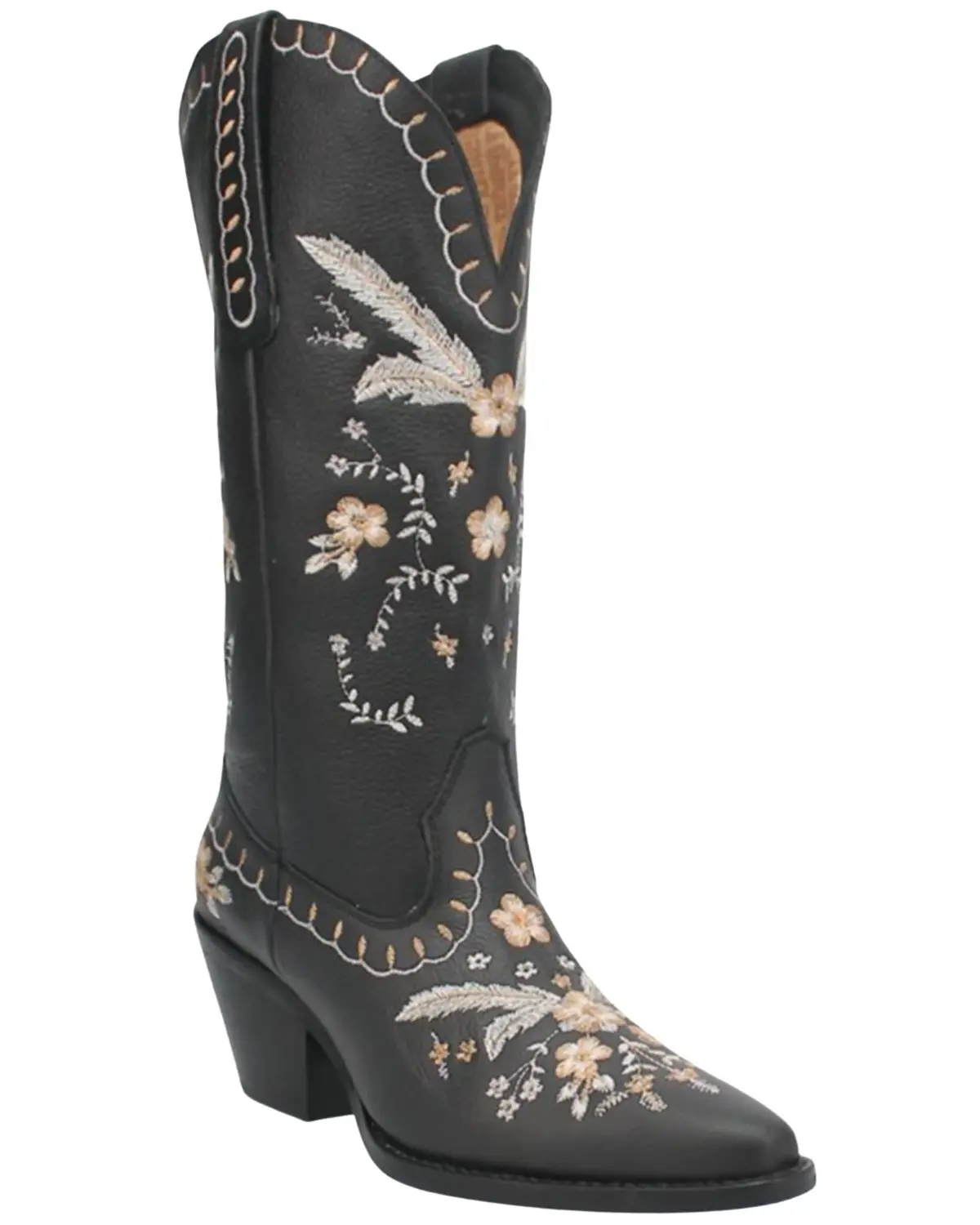 Dingo Women's Women'S Full Bloom Western Boot Round Toe - Di939-Black