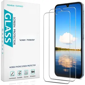 (2 Pack) Designed for Samsung Galaxy A15 5G and Galaxy A15 6.5-inch Tempered Glass Screen Protector, Anti Scratch, Bubble Free