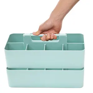 Enjoy Organizer - 2 PACK Plastic Portable Caddy DIY 8 Compartment Made In USA