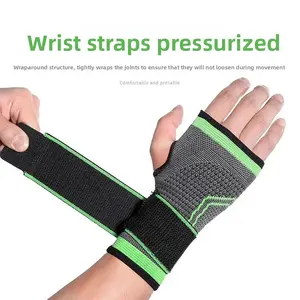 1PC Weightlifting Wrist Wraps - Knit Compression & Breathable Mesh, Wrist Stabilization for Gym, Adult Sports Protection