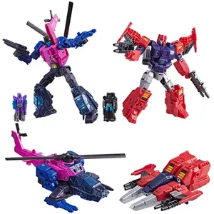 Transformers Age of The Primes Wreck 'n Doom Collection Topspin vs Spinister 5.5-inch Converting Action Figure 2-Pack Robot Toys Ages 8+ Amazon Exclusive