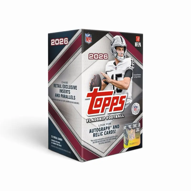 Topps Flagship Blaster 2026 NFL Sports Trading Cards
