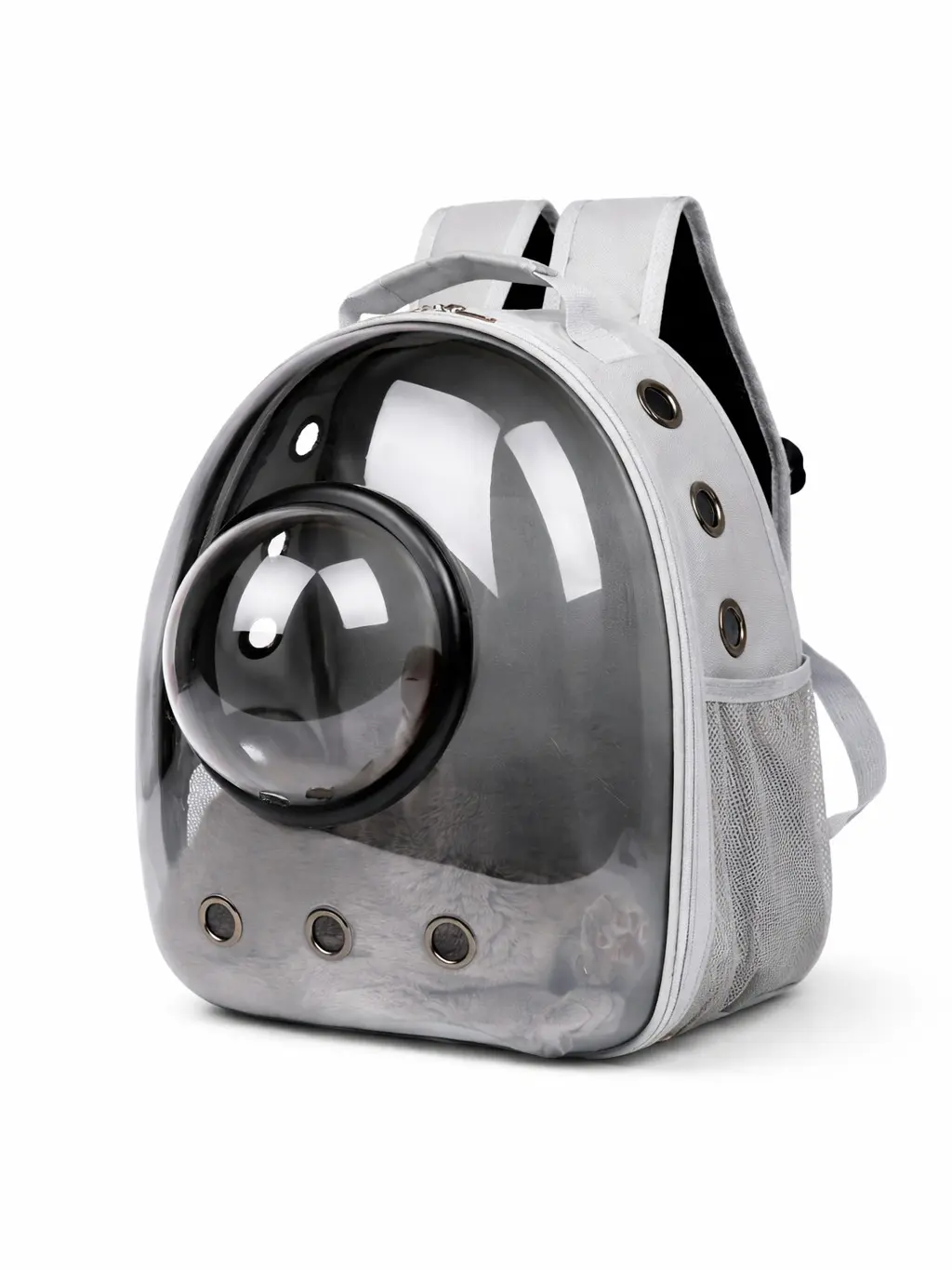 Cat Backpack, Cat Carrier for Travel, Airline Approved Breathable Pet Carrier for Small Dogs & Cats, Space Capsule Transparent Bubble Bag