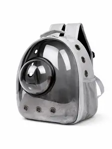 Breathable Transparent Cat Carrier Backpack with Bubble Window for Small Pets