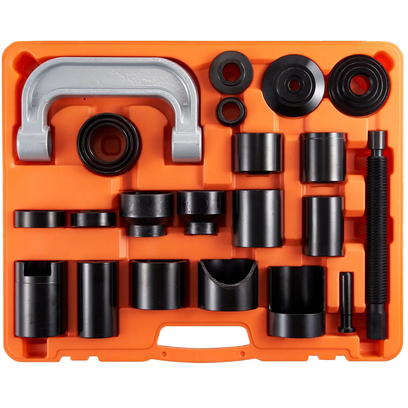 【Summerfinds】VEVOR Ball Joint Press Kit, 23 pcsTool Kit, C-press Ball joint Remove and Install Tools, for Most 2WD and 4WD Cars, Heavy Duty Ball Joint Repair Kit for Automotive Repairing