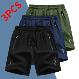 Men's Lightning Graphic Athletic Shorts Quick Dry Lightweight Breathable Running Gym Workout Shorts with Pockets, Casual Sports Fitness Shorts for Basketball, Outdoor Activities