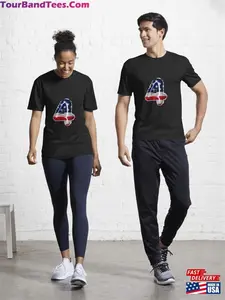 Usa Flag Balloon Foil Number Four Active T-shirt Classic Hoodie