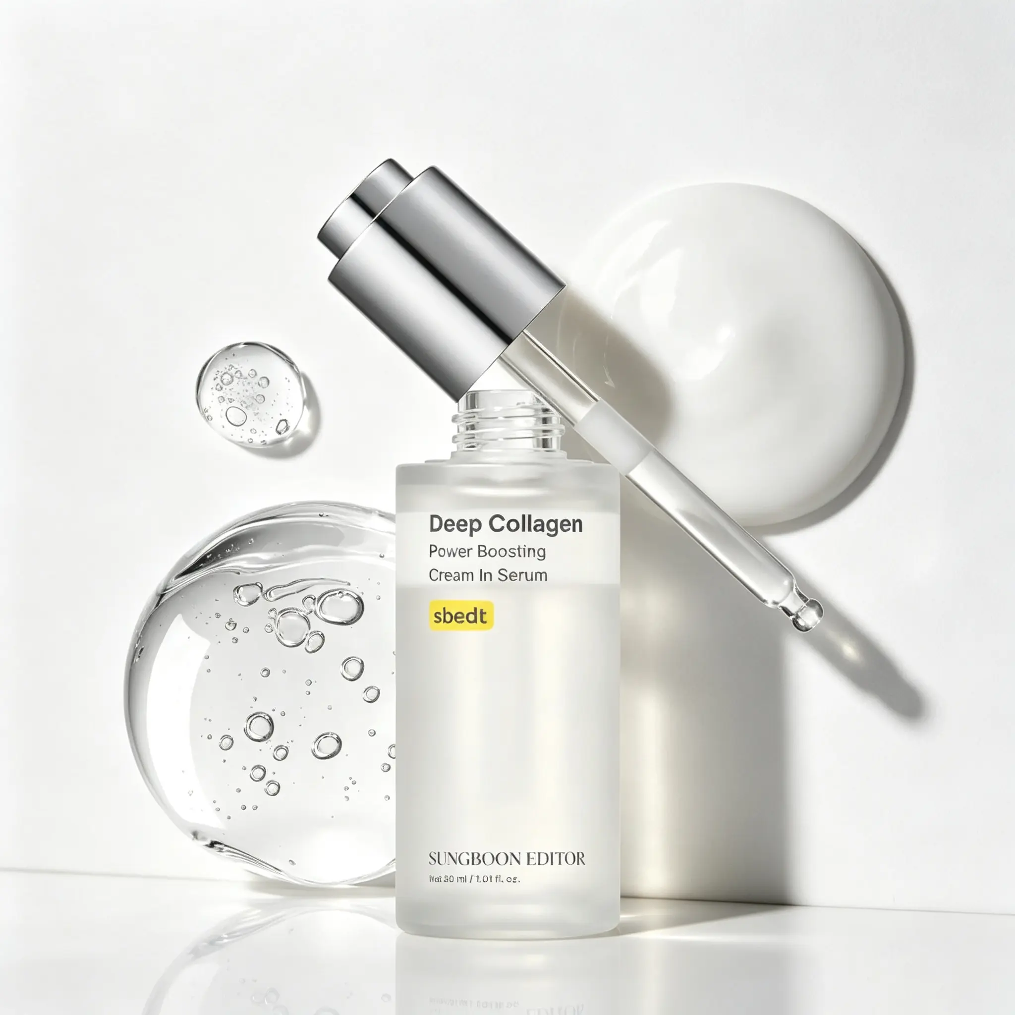[Sungboon] Filler Serum - Deep Collagen, Peptide, Hyaluronic Acid Infused Skincare for Wrinkles & Fine Lines - Firming, Collagen-Boosting, Anti-Aging, Low-Irritating, Soothing Moisturizer for Mothers Day Gifting