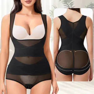Shapewear Bodysuit for Women Tummy Control Butt Lifter Panty Hi-Waist Trainer Stomach Body Shaper Girdles Ladies Shapewear for Women Tummy Control Bodysuit Faja Body Shaper Waist Trainer Snatched Corset Body Suit