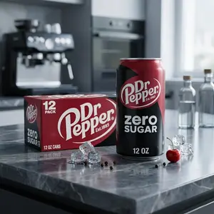 Pack of 12 Soda Cans | DR PEPPER ZERO SUGAR - 12 OZ, 12 PK