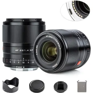 23mm F1.4 Auto Focus APS-C Frame Lens for Fuji X Mount, STM  Internal Focus Large Aperture Portrait Fixed Focus Lens for Fujifilm Camera X-A2 X-M1 X-A20 X-T3 X-T100 X-H1 X-Pro2 X-Pro3