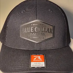 Blue Collar Badass Richardson Flexfit Hat - Sixe L/XL