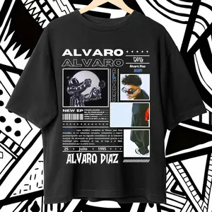 Alvaro Diaz T-shirt Alvaro Diaz Shirt Hip-Hop Artist, 90s, Rapper, Rap Graphic Tee Gift For Fans