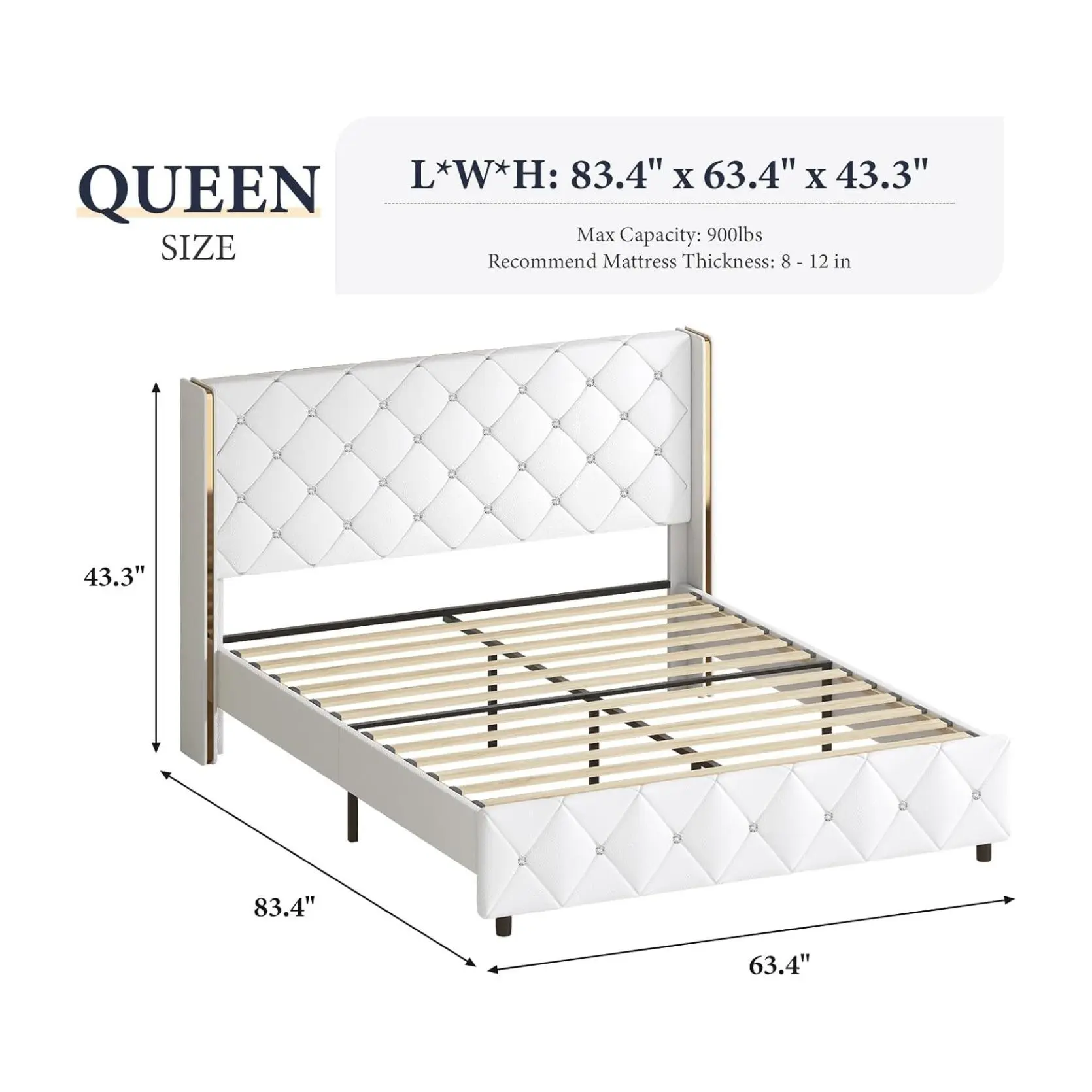 Queen Size White