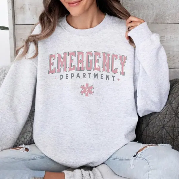 Emergency Department T_Shirt, Sweatshirt & Hoodie - Emergency Nurse Hoodie, Hospital Shirt, ER Nurse Tee