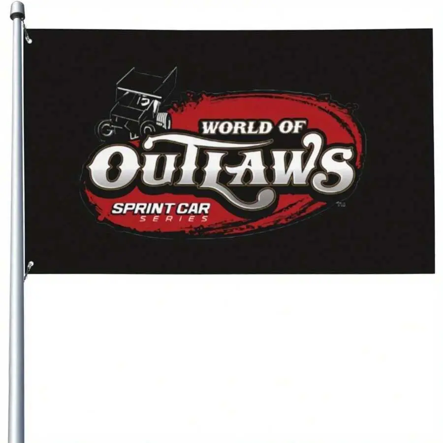 World Sprint Racing Flag, 3x5 feet, durable polyester material, suitable for home and garden use, indoors and outdoors, single-sided printing, vibrant colors, eyelets for easy installation.An ideal choice for racing fans, racing accessory enthusiasts, an