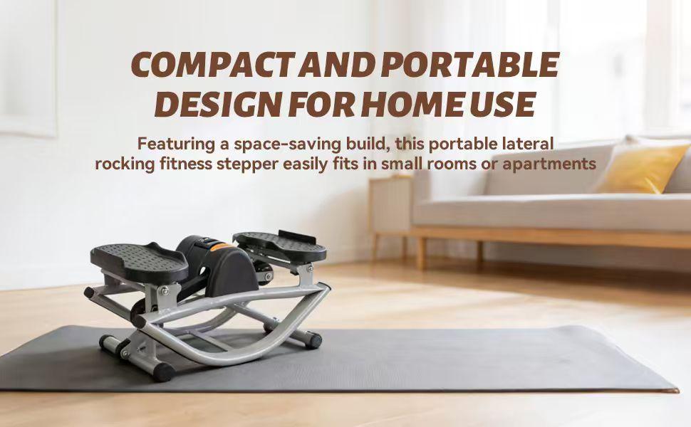 Multi-Functional Twisting Stepper: Indoor Exercise Machine with Ropes