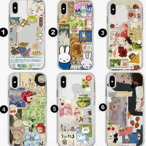 Kawaii Japanese Mood Board Phone Case for iPhone X to 17 –  SS Galaxy S21 to S25 Ultra, Plus with Suction