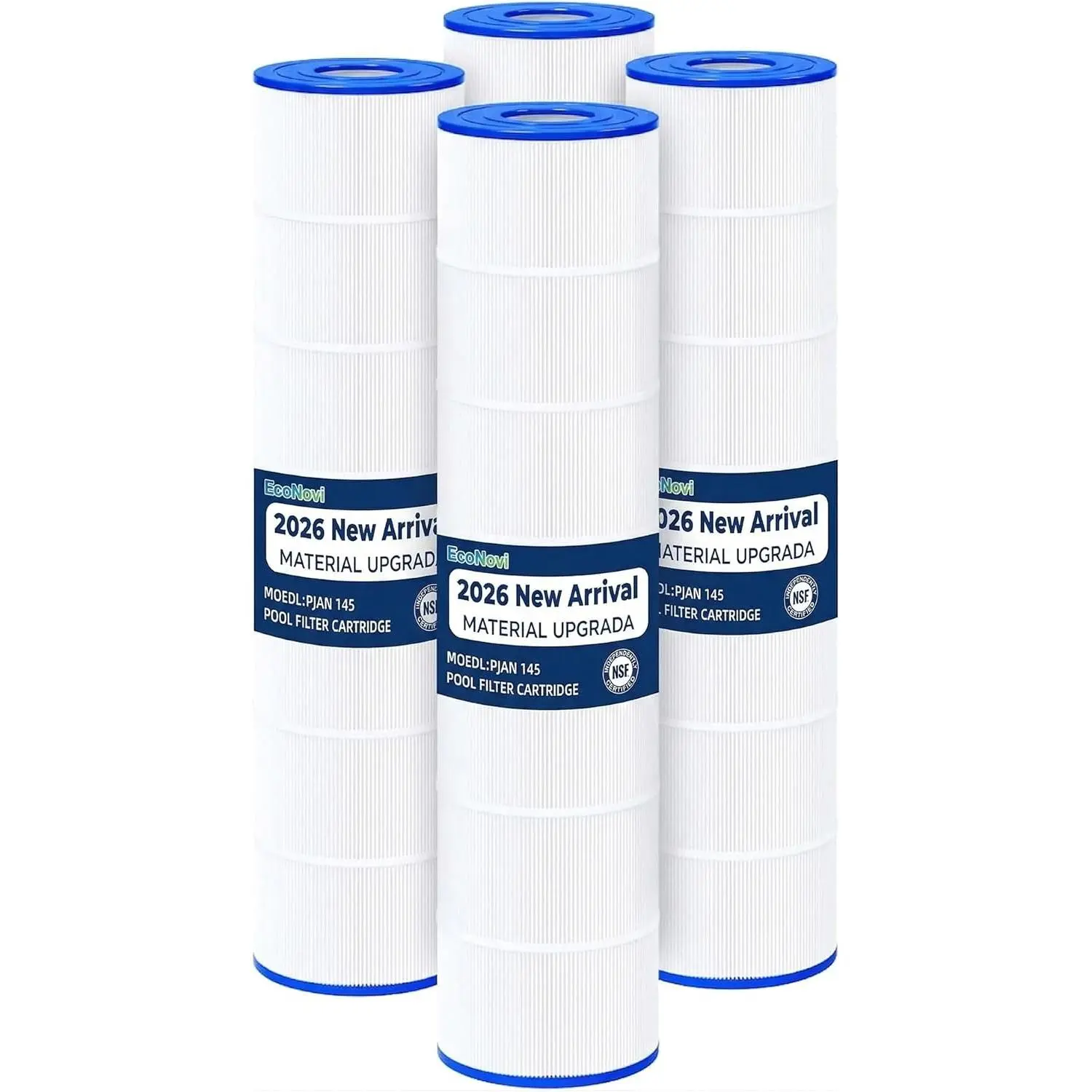 CL580 Pool Filter Cartridge Compatible with Jandy CL580, CV580, Replaces Pleatco PJAN145, Unicel C-7482, Filbur FC-0820, FC-6415, Jandy R0357900, A0104100, 4 x 145 sq.ft, 4-Pack