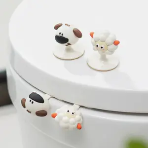 Mini Portable Cartoon Toilet Seat Lifter Toilet Lifting Device Avoid Touching Toilet Lid Handle  Accessories  Toilet Ring Handle