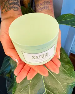 SATORI - White Copal & Mandarin Orange designer Candle