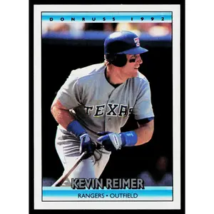 Kevin Reimer 1992 Donruss #251b Texas Rangers