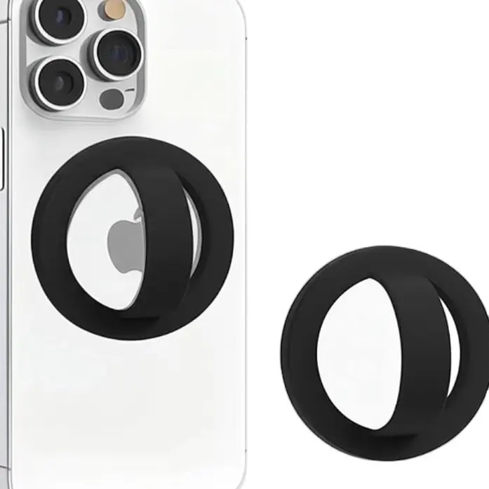 MagSafe Silicone Grip - Black Grip for Smartphones and Cellphones, Compatible with Apple Devices