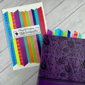 Bible Ribbons • Brights • Bible Bookmarks • Pack of 10 reading bookmark