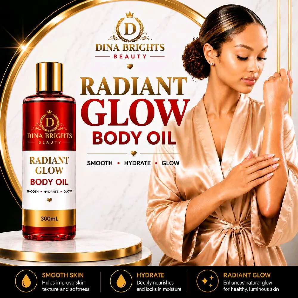 RADIANT GLOW BODY OIL .