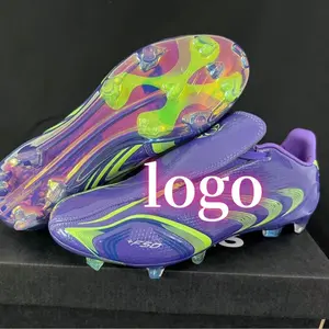 2026 New F50 Retro Football Shoes Pro Cushion FG Long Studs Waterproof Knit Messi Special Edition Student Boots