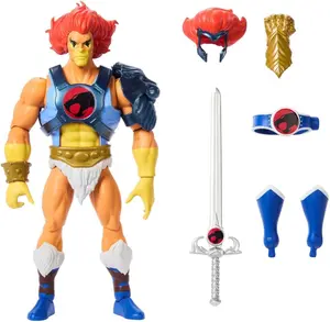 1980s Thundercats Lion-O Action Figure with Removable Armor & Accessories