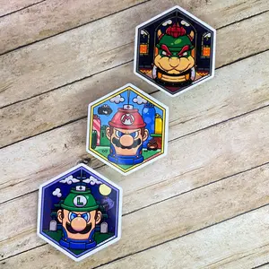 Mario Spraycan Sticker Set: 1