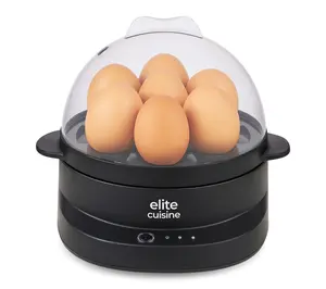 Elite Cuisine 7-Egg Cooker EGGSYNC w/ Voice Alerts