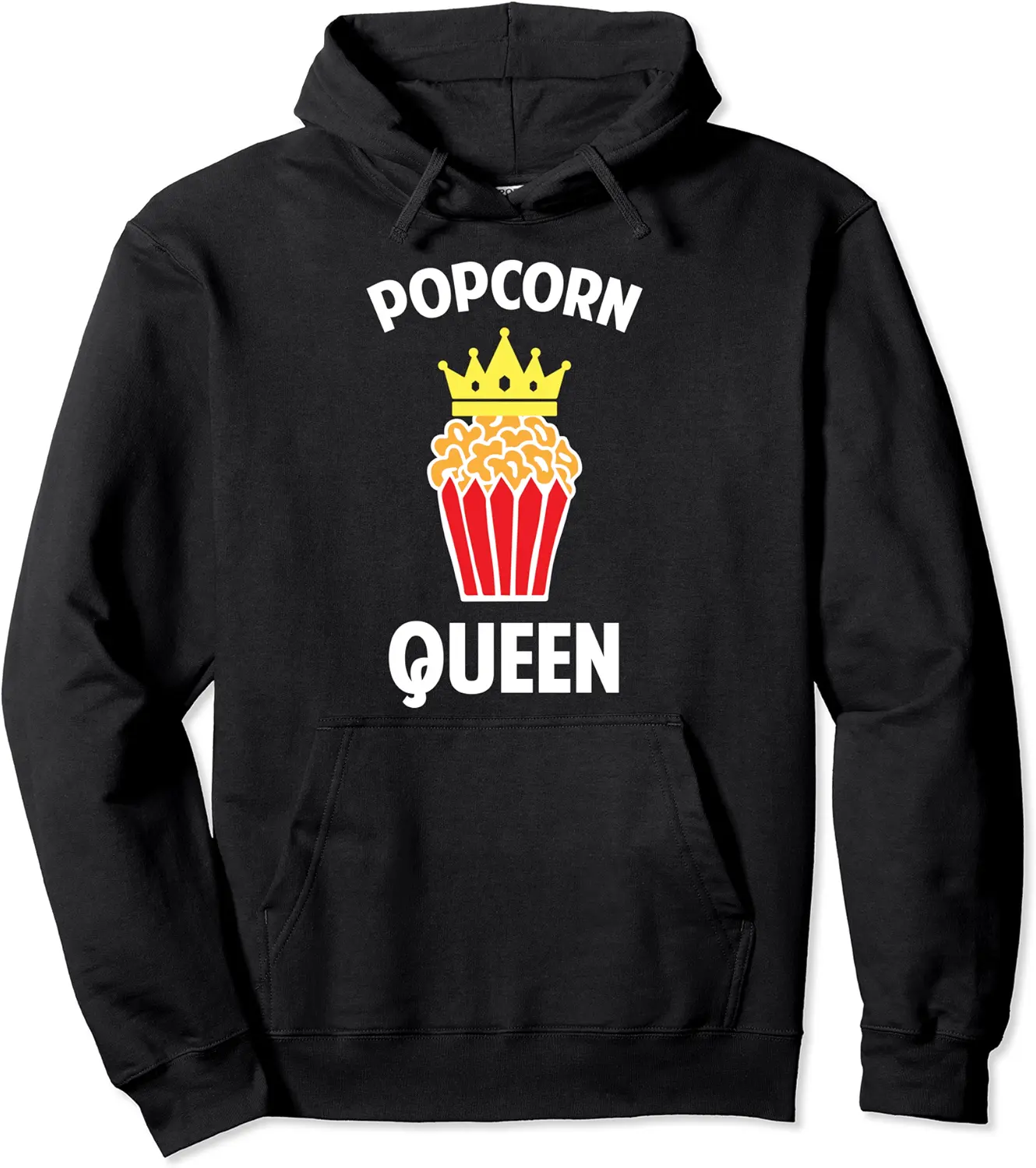 Funny Popcorn Gift Girls Cool Popcorn Lovers Popcorn Queen Pullover Hoodie - Sabrinasmitl Shop 50B08SS3CKK5