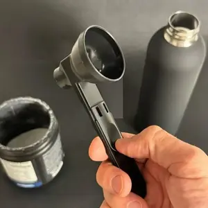 Powder Funnel Spoon, Transfer, Kitchen Utensils, Coffee Making Tool, Reusable Coffee Tools, BPA-Free Plastic, Easy to Clean, 2-Tablespoon Capacity, Measuring Precise Amounts, Ideal for Pre-Workout Supplements, Protein Powder and Milkshakes