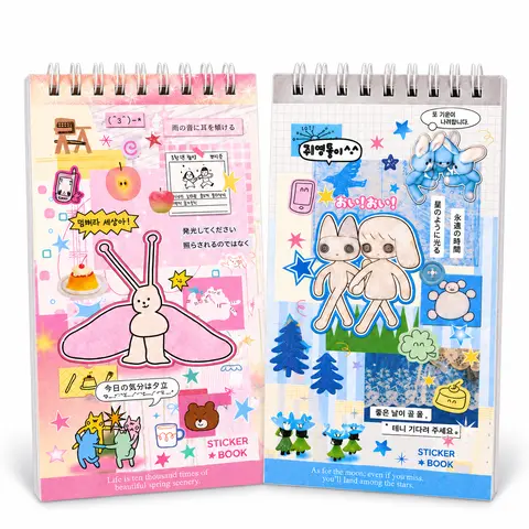 20 Sheets Cute Cartoon Sticker Book – INS Style Cute Stickers for Journaling,Junk Journal, Scrapbooking,DIY Crafts,planner sticker set tiktokshopstockup