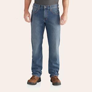 Carhartt Men's Medium Wash Rugged Flex Work Jeans