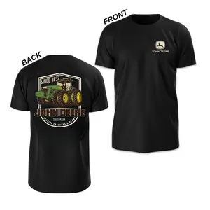 John Deere Tractor – Classic Green Tractor Graphic with “Since 1837” Badge, Heritage Farm Tee for Rural Workers & Tractor Fans Sweatshirt, Hoodie, Comfort Colors