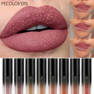 Multi-color Lip Gloss, Matte Texture & Long-Lasting, Portable Travel Makeup, for All Skin Types, Perfect Women Makeup Cosmetics, Lipstick Beauty