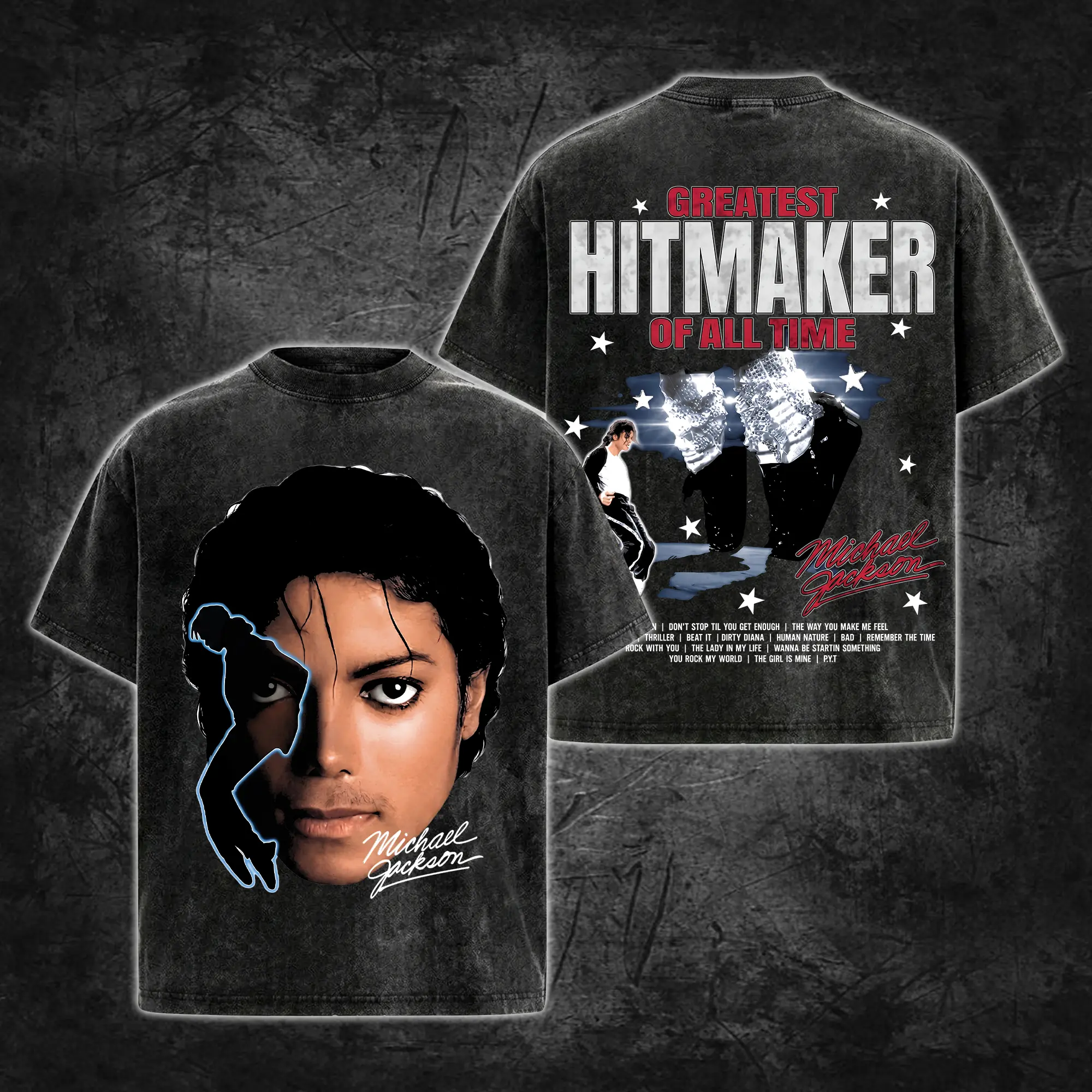 「⚠️ガチ最終値下」3house着用90s MICHAEL Shop TikTok - Tee 90s Vintage T-Shirt Graphic Glove Jackson Michael JACKSONTシャツ トップス