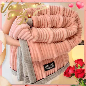Double Sided Blanket, 1 Count Soft Warm Throw Blanket, Bedroom Decorative Blanket for Home Office Travel Camping, Bedroom Accessories
