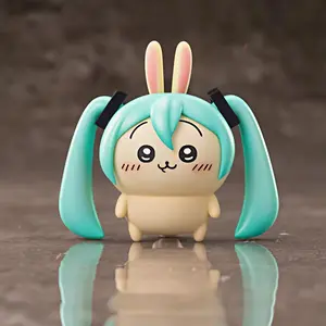 10cm Anime Figure Chiikawa Gk Usagi Cos Hatsune Miku Cute Doll Table Decoration Toy Pvc Model Statue Garage Kit Children'S Gifts