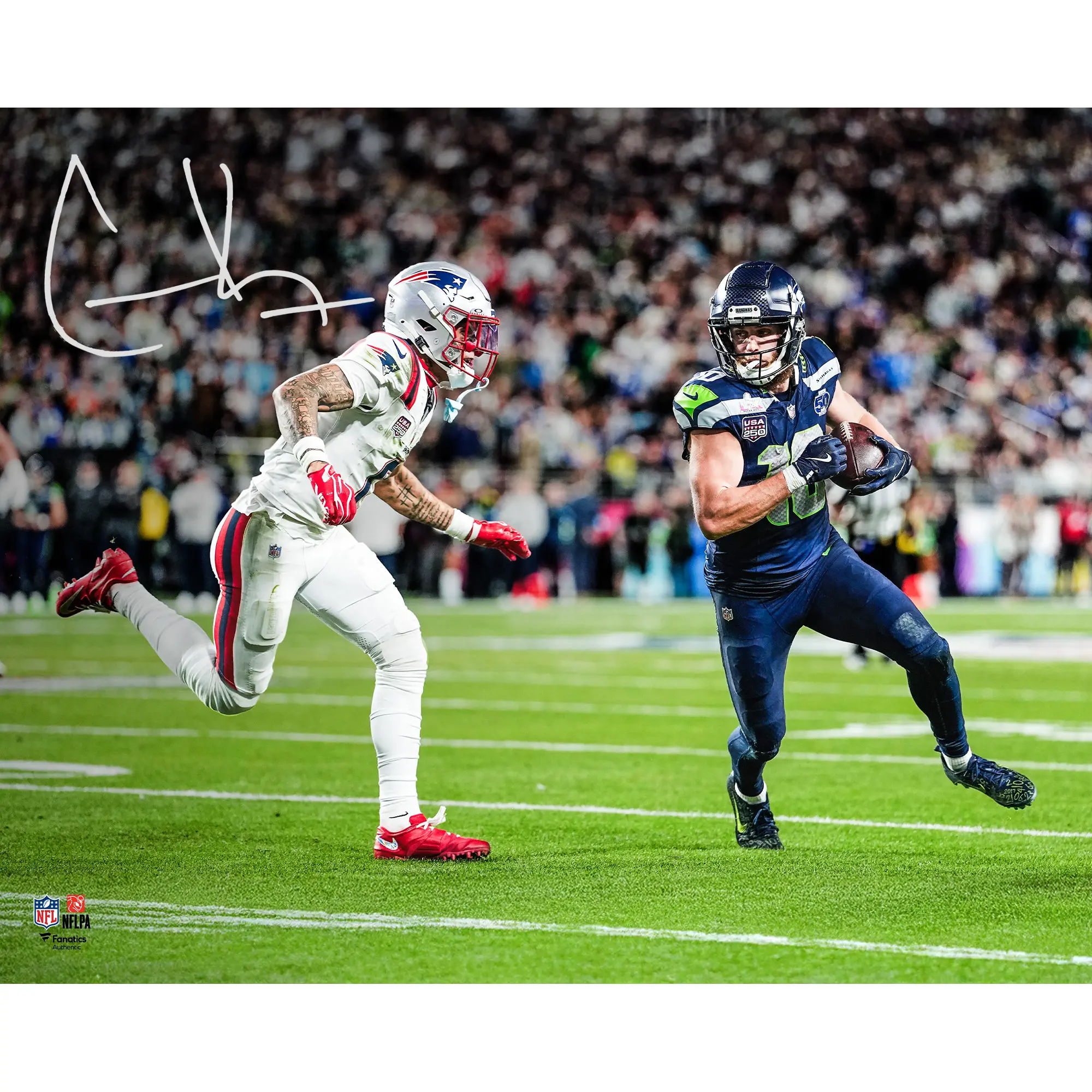 Cooper Kupp Seattle Seahawks Autographed 8" x 10" Super Bowl LX Photograph