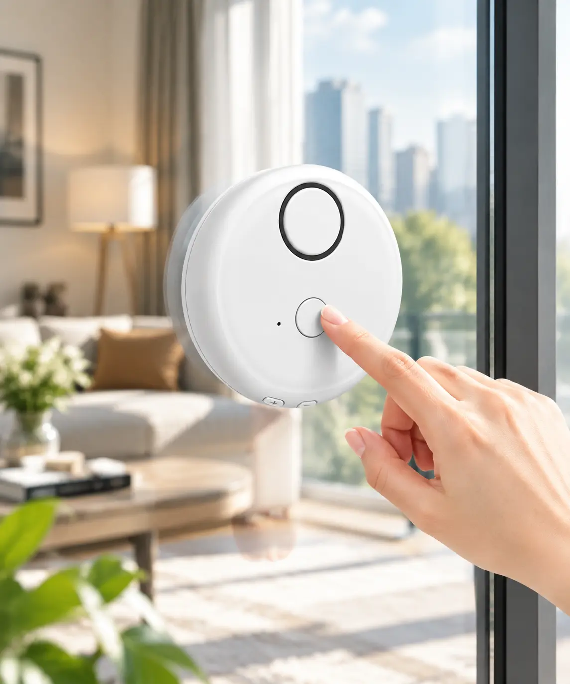 120dB Alarm Wireless Magnetic Door Sensor Home Security Systems - Easy-Adhesive Install, Alarm Modes, LED Flash, Home Safety for Kids, Sohochic